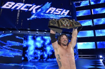 AJ Styles at WWE Backlash