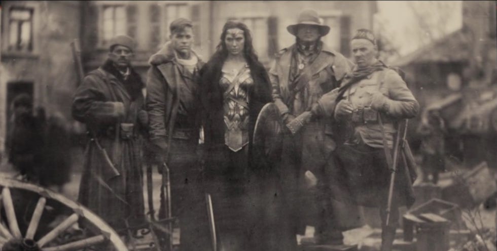 batman v superman wonder woman photograph world war i