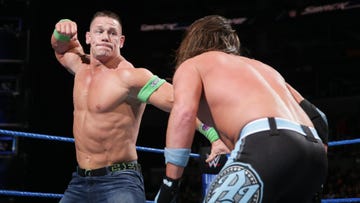 John Cena vs AJ Styles on WWE SmackDown Live