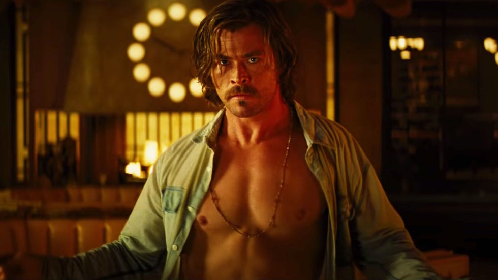 chris hemsworth in bad times at the el royale