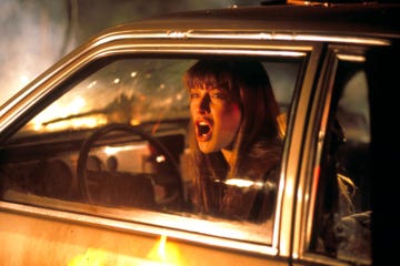 Ali Larter screaming in a car, Final Destination movie