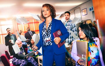 angela griffin as kim campbell, waterloo road season 13