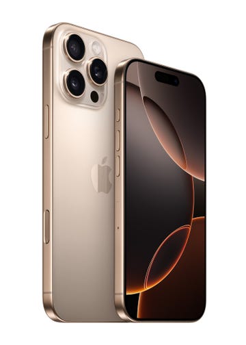 apple iphone 16 pro in desert titanium