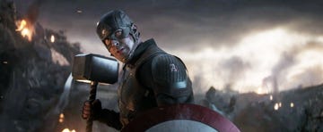 captain america lifts thor's hammer avengers endgame