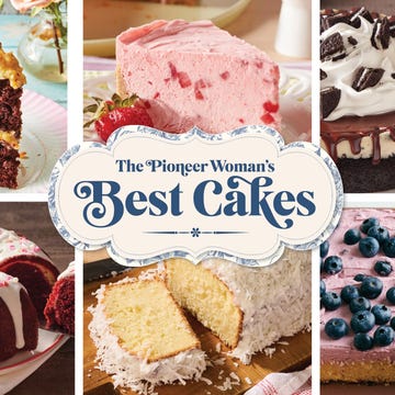 a collage of The Pioneer Woman's cakes a collage of The Pioneer Woman's cakes