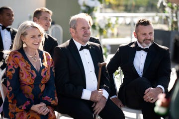 melanie pearson, karl kennedy and toadie rebecchi in neighbours