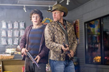 zombieland 2009, jesse eisenburg, woody harrellson