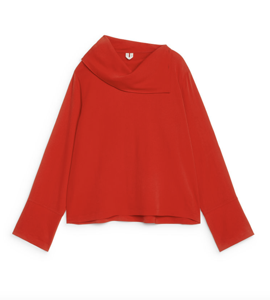 Arket Fold-Collar Blouse