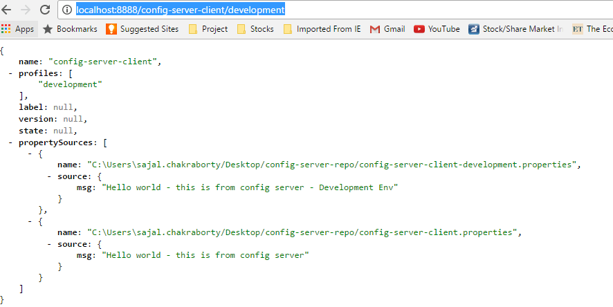 All Dev Properties View