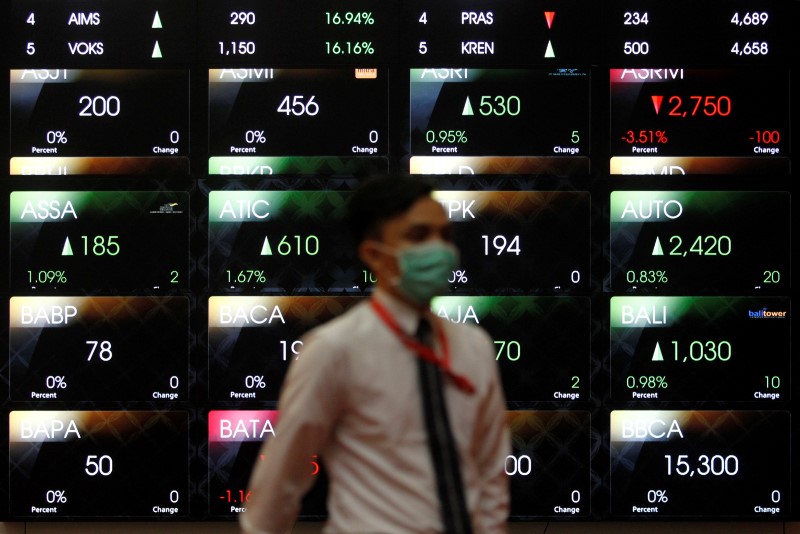 © Reuters. Indonésie: Les marchés actions finissent en hausse; l'indice IDX Composite gagne 0,98%