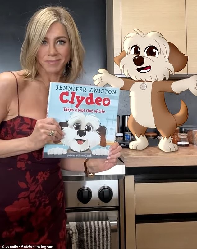 Aniston has released the book Clydeo Takes a Bite Out of Life