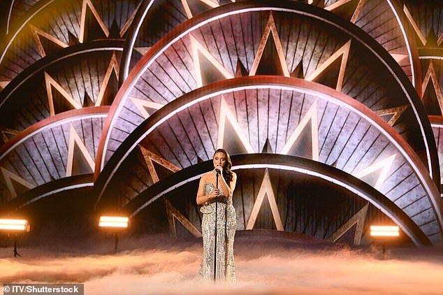 Two days earlier Sydnie had given her fans a glimpse into her rehearsing for the show-stopping performance and described the incredible event as 'the one she had been waiting for'