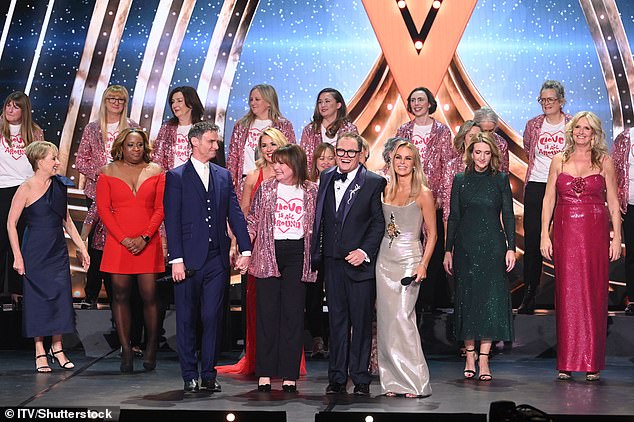 Lorraine Kelly made a very special appearance on this year's show with her Change and Check Choir - made up of women who detected their breast cancer through Lorraine's campaign