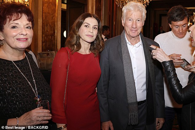 Richard Gere, 75, reunited with his Breathless co-star Valarie Kaprisky, 63, more than 40 years after filming their 1983 romance at Fouquet's Barrière restaurant in Paris