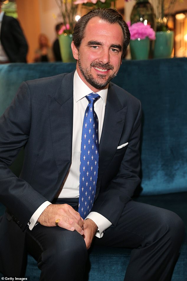 Prince Nikolaos, 55, and Chrysí, daughter of ship owner Giorgos Vardinogiannis and Agapi Politi, have reportedly attended several family events together before becoming engaged