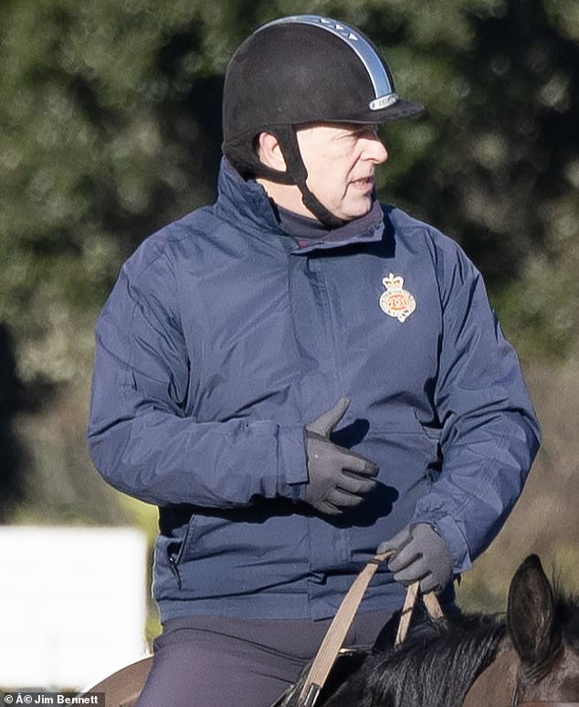 Prince Andrew has been seen for the first time since his daughter Princess Beatrice welcomed her second child