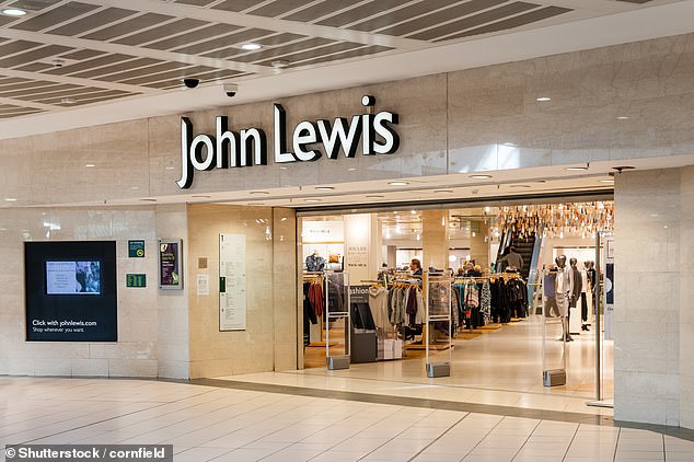 John Lewis has warned it could miss profit targets this year following a disappointing festive period (file picture of one of its department stores in Glasgow, Scotland)