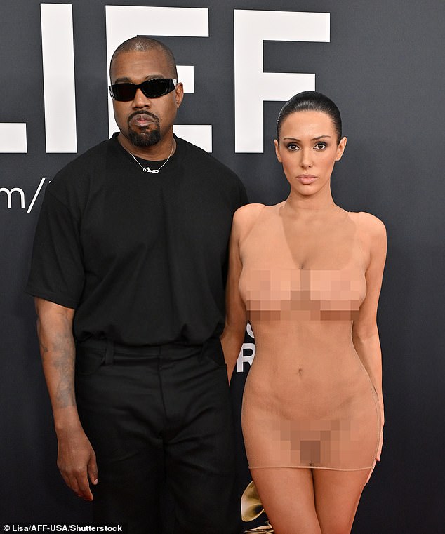 Earlier in the night Bianca, 30, sparked worldwide outrage as she went completely naked on the Grammys red carpet