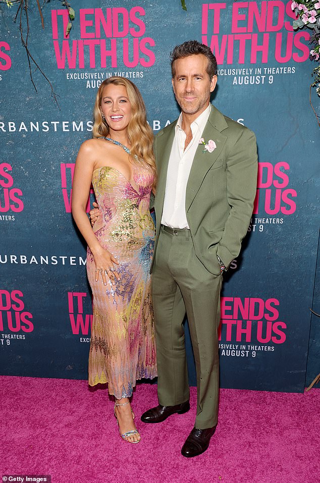 Some commenters made reference to allegations Baldoni made in court filings that Lively and  Reynolds strong-armed him into letting her drastically change It Ends with Us's screenplay and editing. The Hollywood power couple pictured at the NYC premiere of It Ends With Us in August