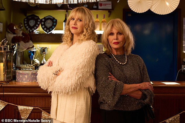 She will star opposite TV legend Joanna Lumley (pictured) in a spin-off to the hit Motherland - but the programme will give Lucy's infamously irritating character, Amanda the spotlight