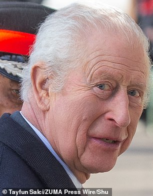 Charles is seen leaving the Polish Social and Cultural Association