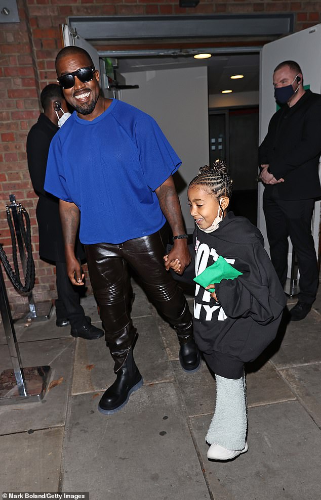 Kanye said of North's career: '[I want] her to become the greatest, the next f rontier because we're like the Kings in Africa or something where it's just passed down. Like I'm the hands down greatest so she going to be the hands down greatest'