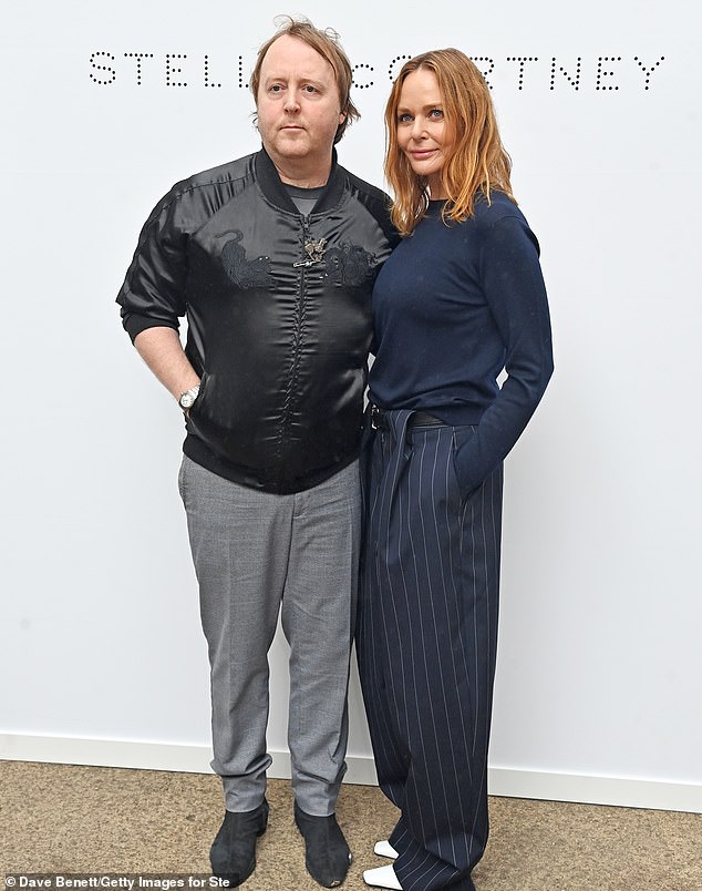 The musician was born in 1977 to Paul and Linda McCartney (pictured, right, in September)