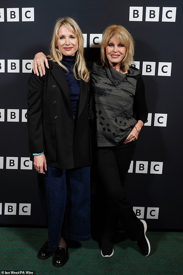 Lucy Punch (left) and Dame Joanna Lumley attend a BBC screening and Q&A for Amandaland, at the Garden Cinema in London