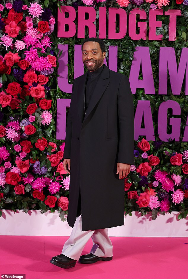 Chiwetel, 47, was equally dapper in an all black ensemble for the glamorous event