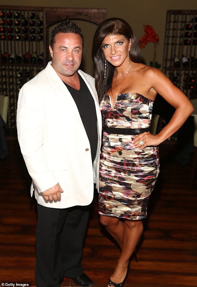 Speaking on the Undressed with Pol' and Patrick podcast, the 52-year-old Real Housewives of New Jersey star said Joe, also 52, was 'never the one'; pictured in 2014