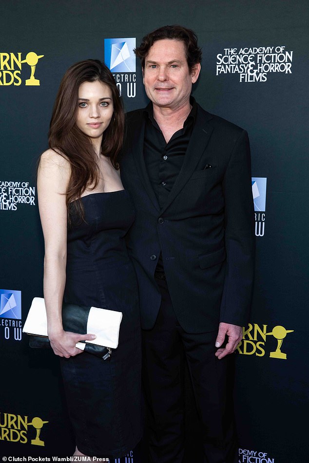 Henry and India at the 52nd Annual Saturn Awards at Hilton Universal City Hotel on February 2, 2025, in Universal City, California