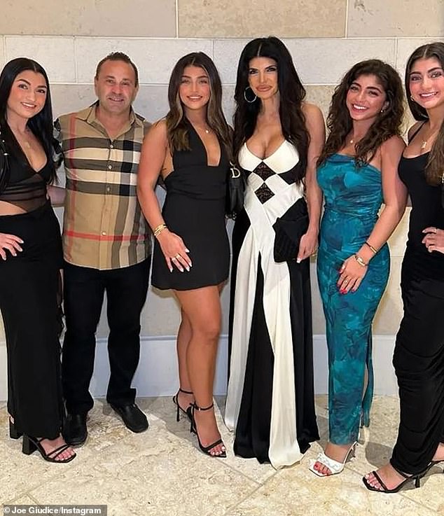 The Giudices share four daughters from their 20-year marriage: Gia, 23, Gabriella, 20, Milania, 19, and Audriana, 15