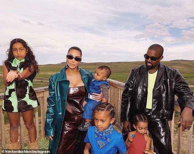 In addition to Saint, West shares three other children with his ex-wife Kardashian; daughters North, 11, Chicago, seven, and son Psalm, five