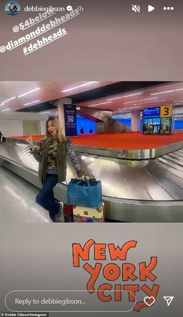 The vocalist took to her Instagram Story to vlog her trip to the Big Apple