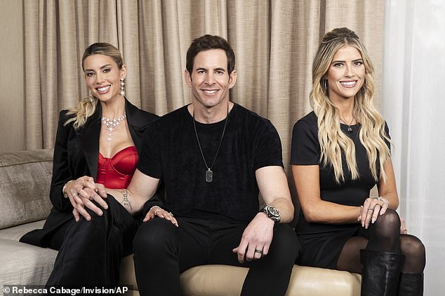 Christina stars alongside ex-husband Tarek El Moussa and his wife Christina El Moussa in the new HGTV series