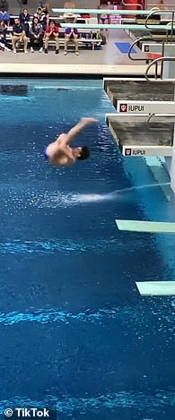 He landed sixth place in the one-meter diving event in 2020 and seventh place in 2019