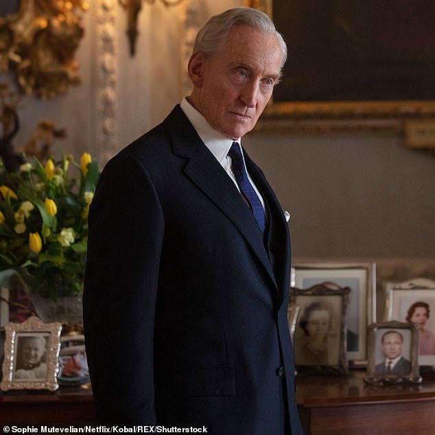 Charles played Lord Louis Mountbatten in The Crown (pictured) and has starred in TV shows such as Game Of Thrones