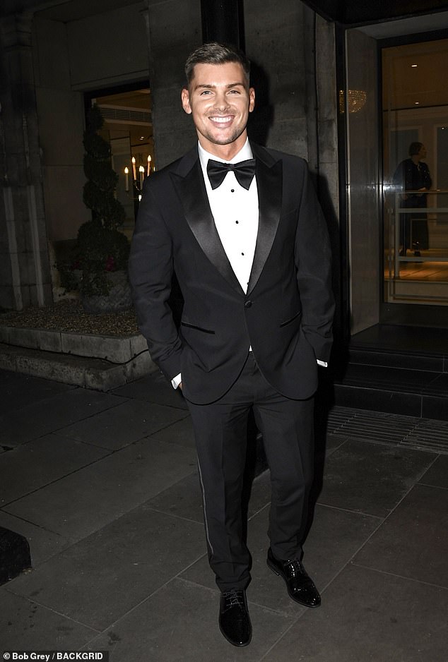 Kieron Richardson also stepped out to celebrate Hollyoaks getting nominated for Best Soap/Continuing Drama at the awards ceremony