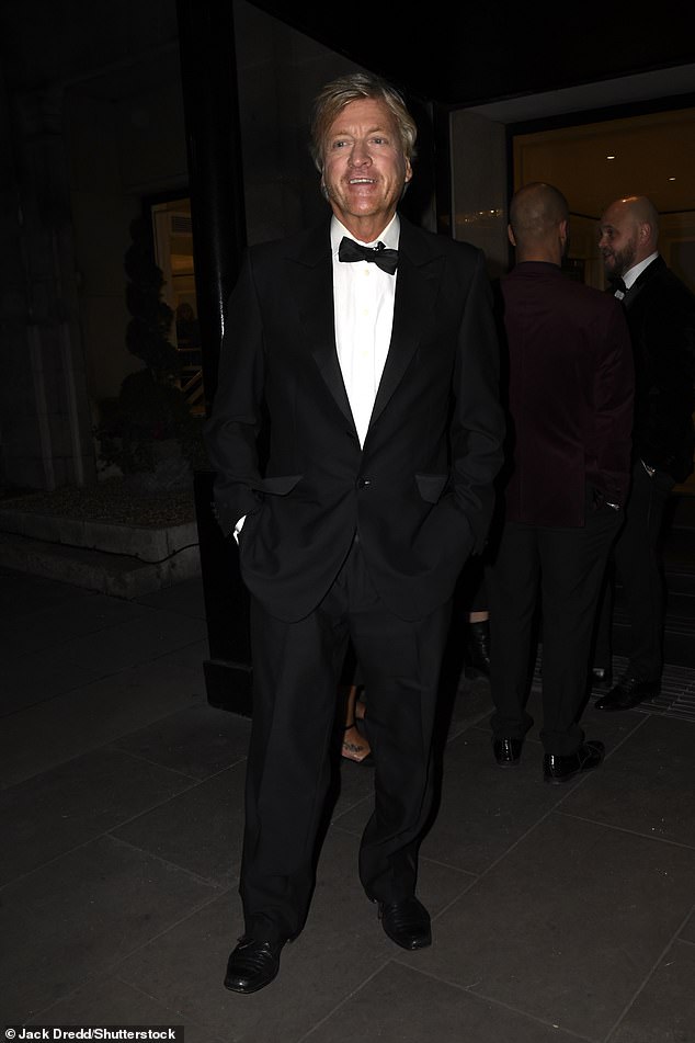 Richard Madeley cut a suave figure in a black tuxedo as he joined his ITV co-stars at the festivities