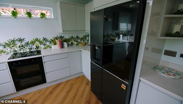 The kitchen pictured after the renovations