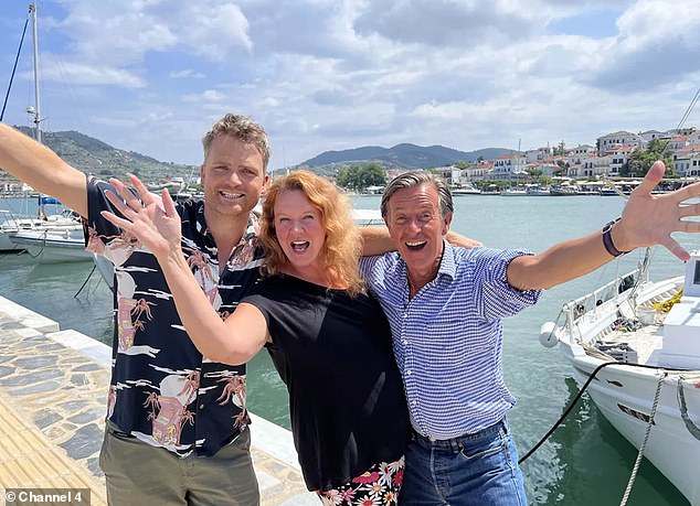 The new series will see Danni and co-presenter Ben Hillman, left, revisit former house hunters and reveal how their ventures abroad panned out