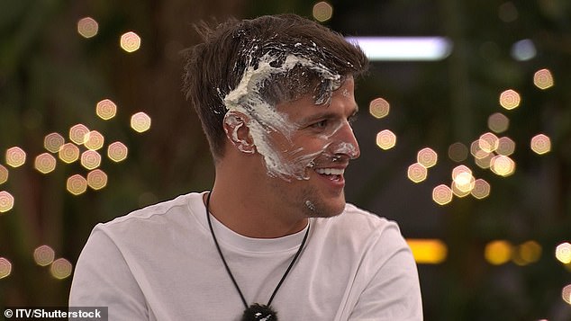 Luca Bish got more than he bargained for on Thursday's episode of Love Island: All Stars after getting pied in the face