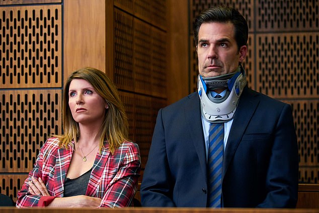 Comedy Catastrophe was another success story for the Irish artist (pictured L-R: Sharon Horgan; Rob Delaney)