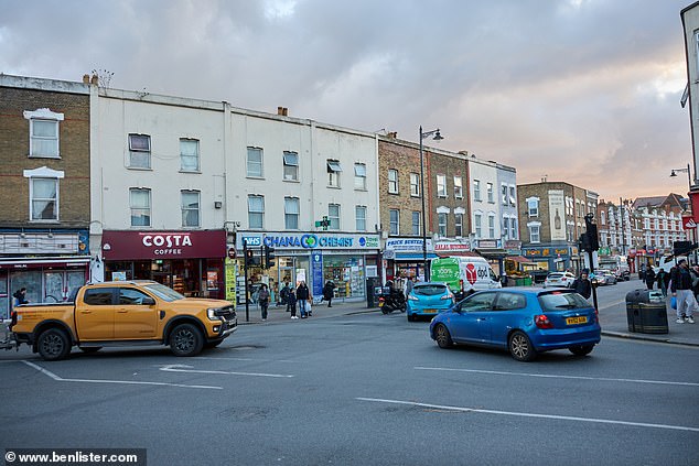 Harlesden's high street. The new sobriquet and show were certainly bringing smiles to the faces of local residents when the Mail visited the area