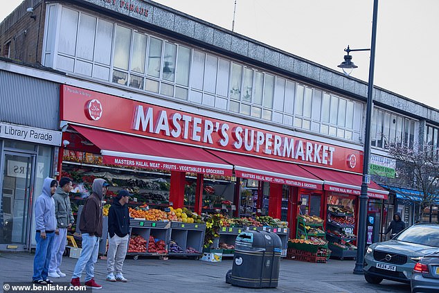 Master's Supermarket in Harlesden, north west London. While estate agents use the term 'South Harlesden' or So-Ha - some residents are sceptical about the term