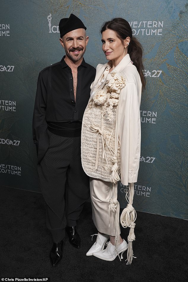 She was joined by Agatha All Along costume designer Daniel Selon, who is nominated in the Best TV Contemporary Costumes category for his work on the Disney+ series