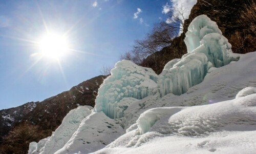 Artificial glaciers boost water supply in Gilgit-Baltistan
