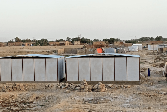   Finished homes in Bajara.  