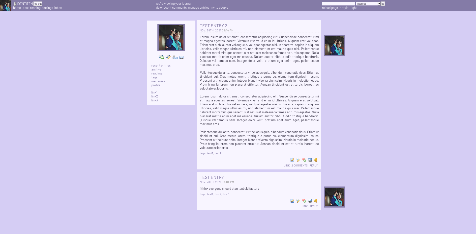 preview of my layout 'carousel'