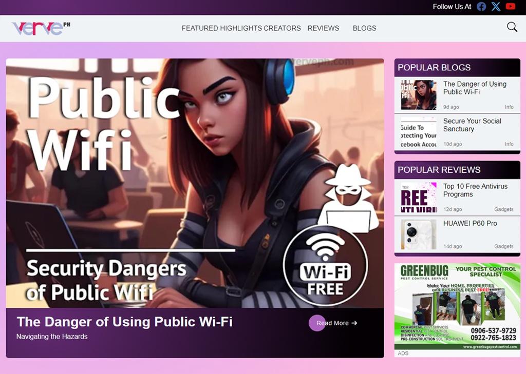 Versatile Blogging Website